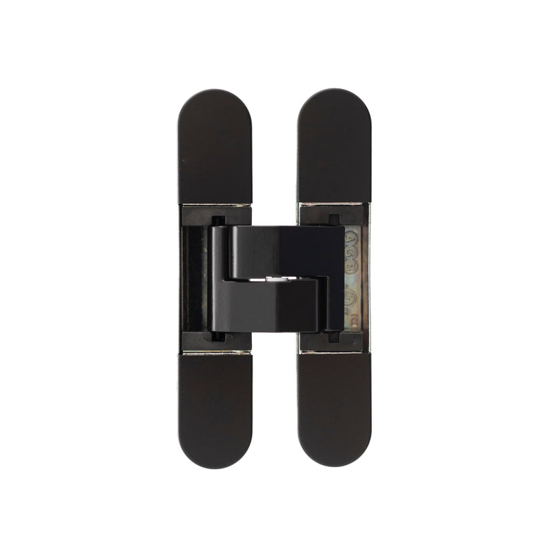 AGB Eclipse Fire Rated Adjustable Concealed Hinge - Matt Black - AGBH32MB - Choice Handles