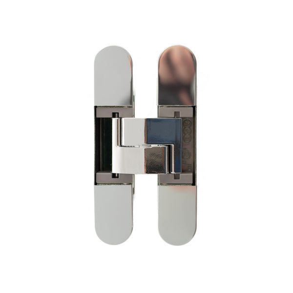 AGB Eclipse Fire Rated Adjustable Concealed Hinge - Polished Nickel - AGBH32PN - Choice Handles