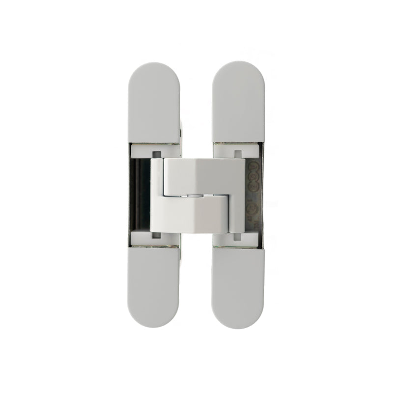 AGB Eclipse Fire Rated Adjustable Concealed Hinge - White - AGBH32WH - Choice Handles