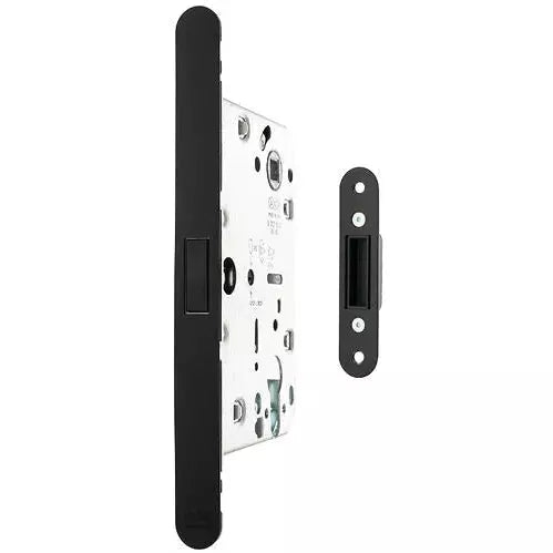 AGB Revolution XT Magnetic Euro Profile Sashlock 60mm backset - Matt Black - AGBMLEMB - Choice Handles