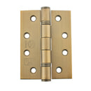 Atlantic Ball Bearing Hinges Grade 13 Fire Rated 4" x 3" x 3mm - Satin Brass - AH1433SB - (Pair) - Choice Handles