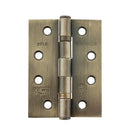 Atlantic - Atlantic Ball Bearing Hinges Grade 11 Fire Rated 4" x 3" x 2.5mm - Antique Brass - AHG111433AB (Pair) - Choice Handles