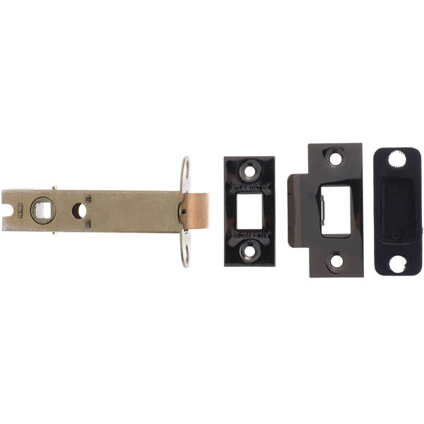 Atlantic - Heavy Duty Bolt Through Tubular Latch 6" - Black Nickel - AL6BN - Choice Handles