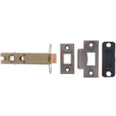Atlantic - Heavy Duty Bolt Through Tubular Latch 6" - Matt Gun Metal - AL6MBN - Choice Handles