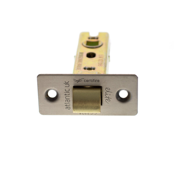 Atlantic Fire-Rated CE Marked Bolt Through Tubular Latch 2.5" - Matt Gun Metal - ALCE25MBN - Choice Handles