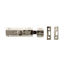 Atlantic Solid Brass Surface Door Bolt 4" - Polished Nickel - ASB4PN - Choice Handles