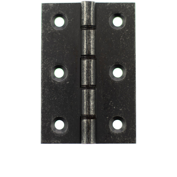 Atlantic Washered Hinges 3" x 2" x 2.2mm - Distressed Silver - AWH3222DS - (Pair) - Choice Handles