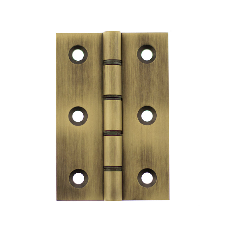 Atlantic Washered Hinges 3" x 2" x 2.2mm - Matt Antique Brass - AWH3222MAB - (Pair) - Choice Handles