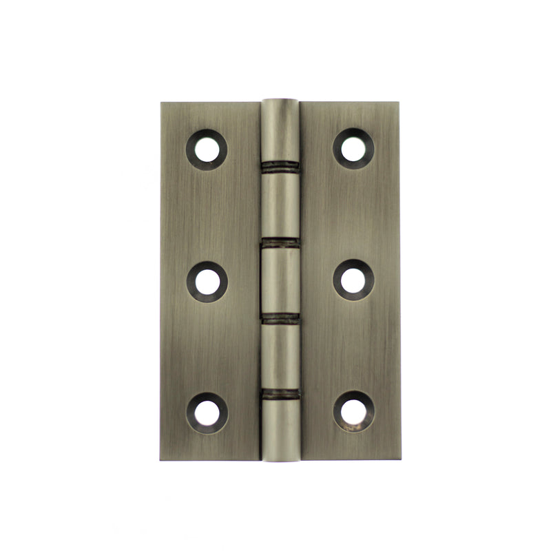 Atlantic Washered Hinges 3" x 2" x 2.2mm - Matt Gun Metal - AWH3222MBN - (Pair) - Choice Handles