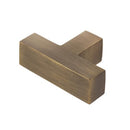 Burlington Trafalgar T Bar Cupboard Knob - Antique Brass - BUR202AB - Choice Handles