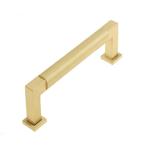 Burlington - Westminster Cupboard Handle 128mm  Satin Brass - BUR311SB - Choice Handles