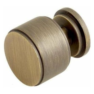 Burlington - Belgrave Cupboard Knob - Antique Brass - BUR501AB - Choice Handles