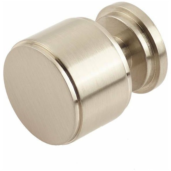 Burlington - Belgrave Cupboard Knob - Satin Nickel - BUR501SN - Choice Handles