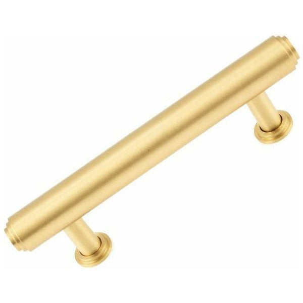 Burlington - Belgrave 96mm Cabinet Handle - Satin Brass - BUR510SB - Choice Handles