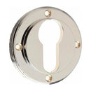 Burlington - Euro Profile Escutcheon Inner Rose - Polished Nickel - BUR61PN - Choice Handles