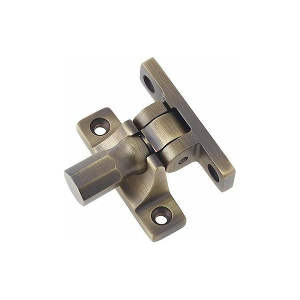 Burlington - Brighton Sash Fastener - Antique Brass - BUR6288AB - Choice Handles