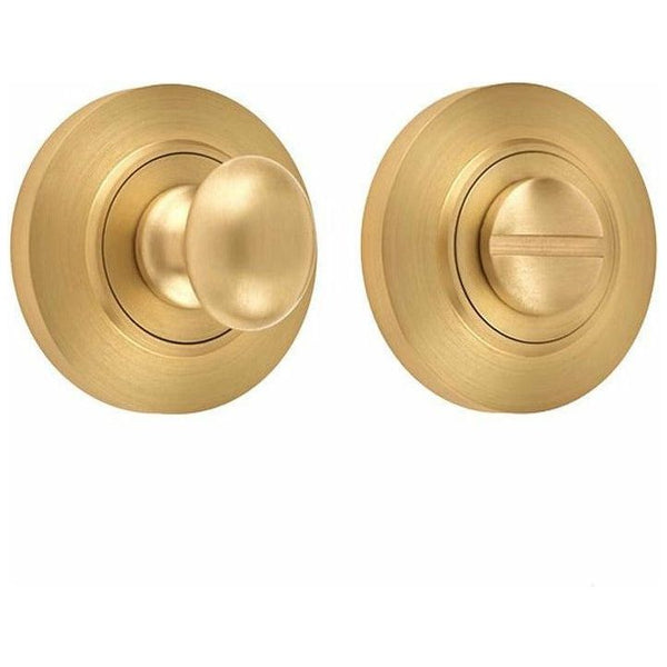 Burlington - Matching Turn & Release - Satin Brass - BUR80SB - Choice Handles