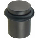 Burlington - Plain Top Floor Mounted Doorstop - Dark bronze - BUR960DB - Choice Handles