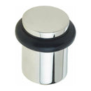 Burlington - Plain Top Floor Mounted Doorstop - Polished Nickel - BUR960PN - Choice Handles