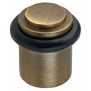 Burlington - Stepped Top Floor Mounted Doorstop - Antique Brass -BUR962AB - Choice Handles