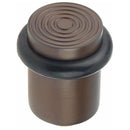 Burlington - Reeded Top Floor Mounted Doorstop - Dark bronze - BUR963DB - Choice Handles