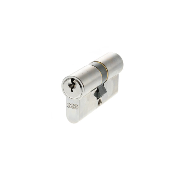 AGB Euro Profile 5 Pin Double Cylinder 35-35mm (70mm) - Polished Chrome - C603303030 - Choice Handles
