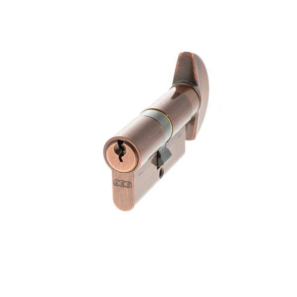 AGB Euro Profile 5 Pin Cylinder Key to Turn 30-30mm (60mm) - Copper - C620022525 - Choice Handles