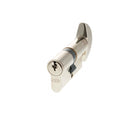 AGB Euro Profile 5 Pin Cylinder Key to Turn 30-30mm (60mm) - Polished Nickel - C620062525 - Choice Handles