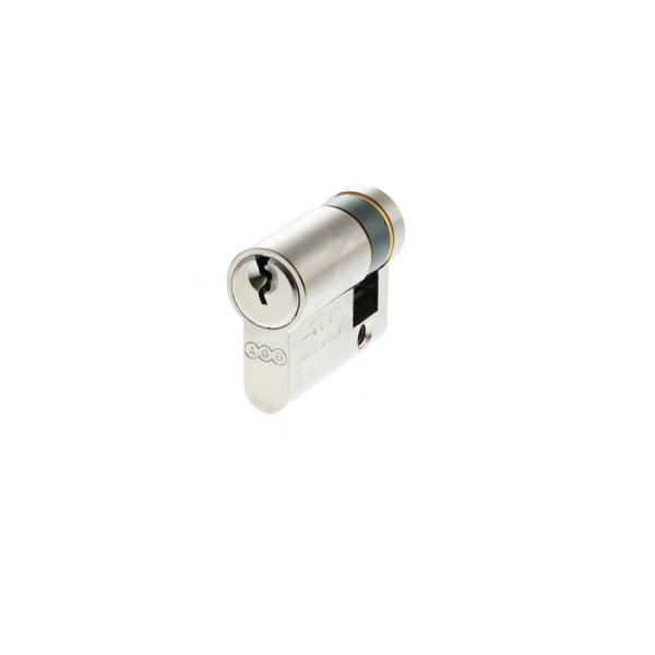 AGB Euro Profile 5 Pin Single Cylinder 35-15mm (45mm) - Polished Chrome - C630300530 - Choice Handles