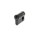 AGB Euro Profile 5 Pin Single Cylinder 35-15mm (45mm) - Matt Black - C630840530 - Choice Handles