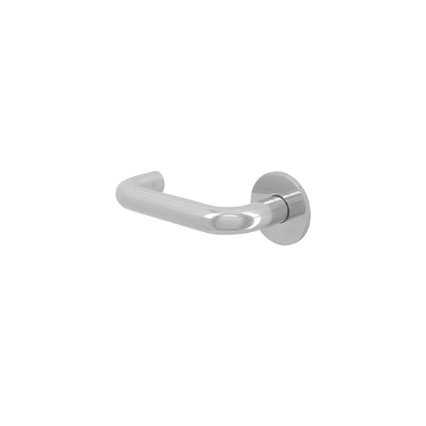 Consort - Premium Door Lever Handles On Round Rose - Mirror Stainless Steel - CH101MSS - Choice Handles