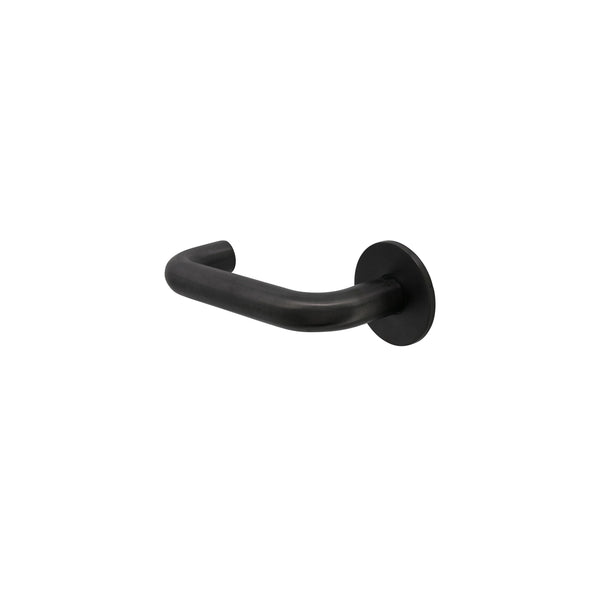 Consort - Premium Door Lever Handles On Round Rose - Satin Vapour Black - CH101SVB - Choice Handles