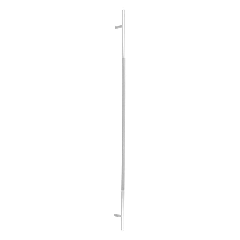 Consort - Premium Knurled Guardsman Pull Handle 1370mm o/a x 1200mm cc x 25mm dia, Bolt Through Fix - G316 - Mirror Stainless Steel - CHEP86.BT/MSS - Choice Handles