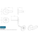 Eurospec - Large WC Thumbturn & Release - Satin Stainless Steel - CST1028SSS - Choice Handles