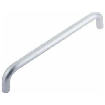 Frelan - D Shaped 19mm Pull Handles 300mm,  Bolt Through  - Satin Anodized Aluminium - SAA152 - Choice Handles