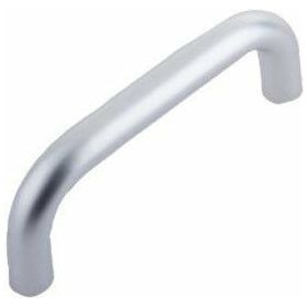 Frelan - D Shaped 19mm Pull Handles 150mm,  Bolt Through  - Satin Anodized Aluminium - SAA150 - Choice Handles