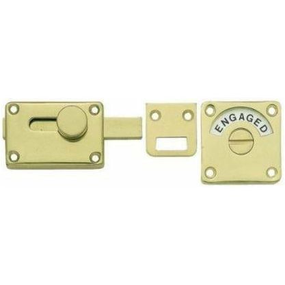 Frelan - Toilet Indicator Bolt - PVD Polished Brass - JV2552PVD - Choice Handles
