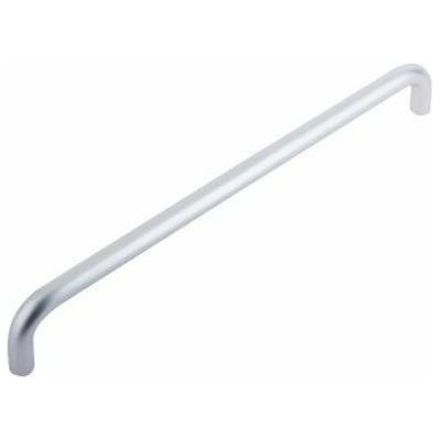 Frelan - D Shaped 19mm Pull Handles 425mm,  Bolt Through  - Satin Anodized Aluminium - SAA153 - Choice Handles