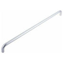 Frelan - D Shaped 19mm Pull Handles 600mm,  Bolt Through  - Satin Anodized Aluminium - SAA154 - Choice Handles