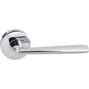 Atlantic - Forme Milly Designer Lever on Minimal Round Rose - Polished Chrome - FMR133PC - Choice Handles