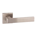 Atlantic Forme Asti Designer Lever on Minimal Square Rose - Satin Nickel - FMS254SN - Choice Handles
