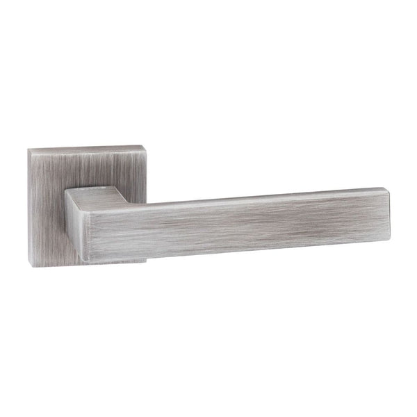 Atlantic Forme Asti Designer Lever on Minimal Square Rose - Urban Graphite - FMS254UG - Choice Handles