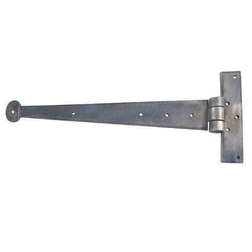 Jedo Handforged 375mm T Hinge (pair) - Pewter - HF28 - Choice Handles
