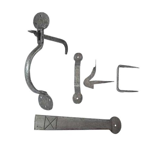 Frelan Handforged Suffolk Thumb Door/Gate Latch - Pewter - HF47 - Choice Handles