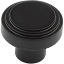 Hoxton Cropley 30mm Cupboard Knob - Matt Black - HOX1030MB - Choice Handles