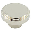 Hoxton Cropley 40mm Cupboard Knob - Polished Nickel - HOX1040PN - Choice Handles
