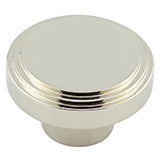 Hoxton Cropley 40mm Cupboard Knob - Polished Nickel - HOX1040PN - Choice Handles