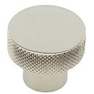 Hoxton Wenlock 30mm Knurled Cupboard Knob - Polished Nickel - HOX130PN - Choice Handles