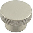 Hoxton Wenlock 40mm Knurled Cupboard Knob - Satin Nickel - HOX140SN - Choice Handles