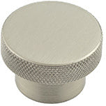 Hoxton Wenlock 40mm Knurled Cupboard Knob - Satin Nickel - HOX140SN - Choice Handles